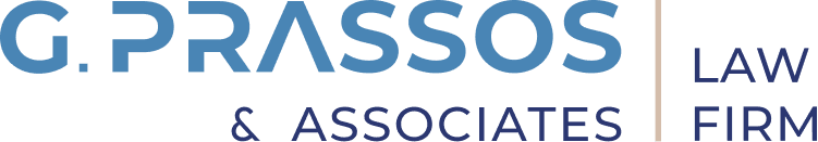 G. Prassos and Associates Law Firm official logo.